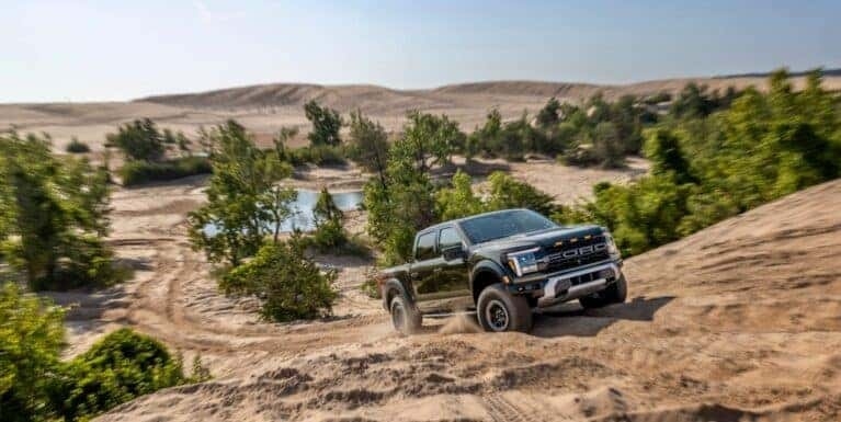 2024 Ford F-150 Raptor Performing on Rugged Terrain