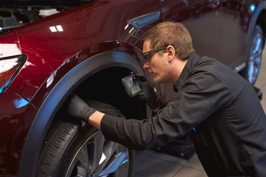 Mazda tire rotation service at Brickell Mazda in Miami, FL