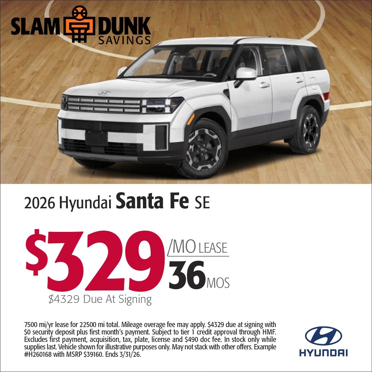 2026 Hyundai Santa Fe SE