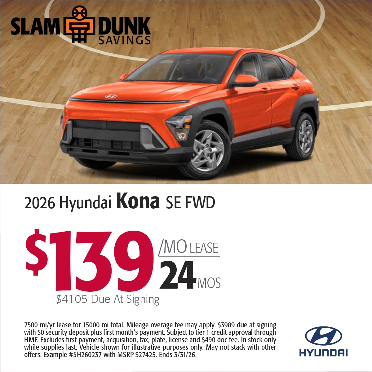 2026 Hyundai Kona SEL Sport AWD