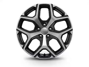 18-Inch Aluminum with Gloss Black Pockets