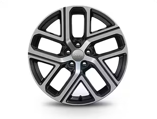 19-Inch Diamond Cut with Gloss Black Pockets