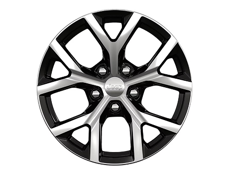 18-Inch Polished with High-Gloss Black Pockets