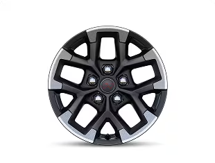 17-Inch Machined Wheels with Black Painted Pockets