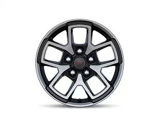 17-Inch Machined Painted Black Wheels