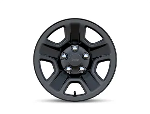 17-Inch Black Steel Styled Wheels