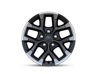 17-Inch Machined Wheels with Black Pockets