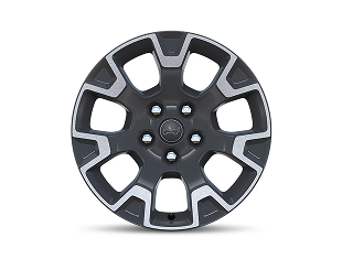 18-Inch Machined Painted Gray Wheels