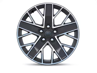 20-Inch Machined Painted Gray Wheels