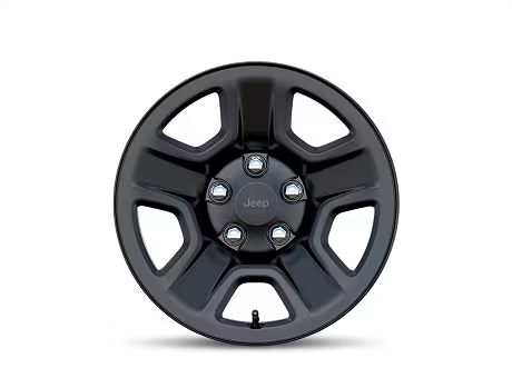 17-Inch Black Steel Styled Wheels