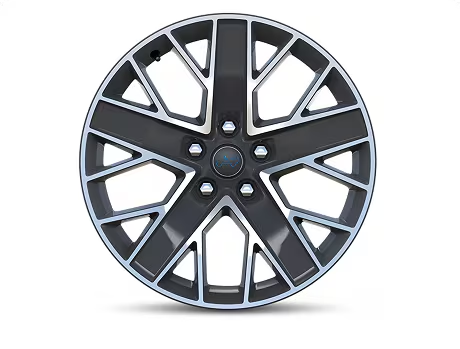 20-Inch Machined Painted Gray Wheels