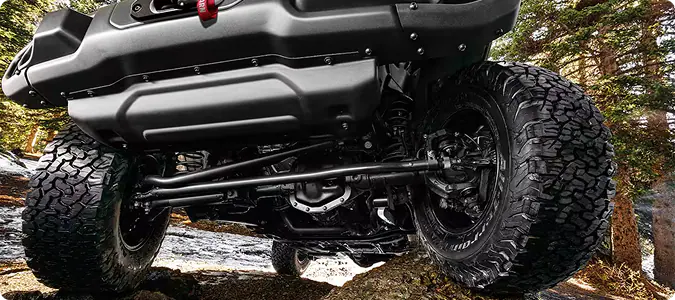 ELECTRONIC SWAY BAR DISCONNECT AND ROCK RAILS