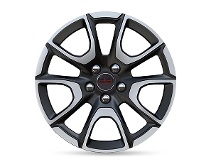 17-inch Diamond Cut wheel with Satin Black Pockets