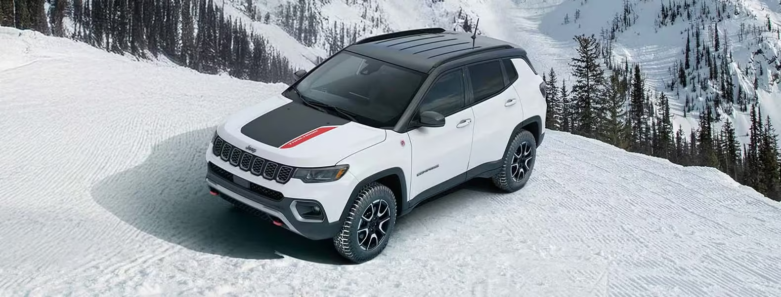 Jeep Compass in nature