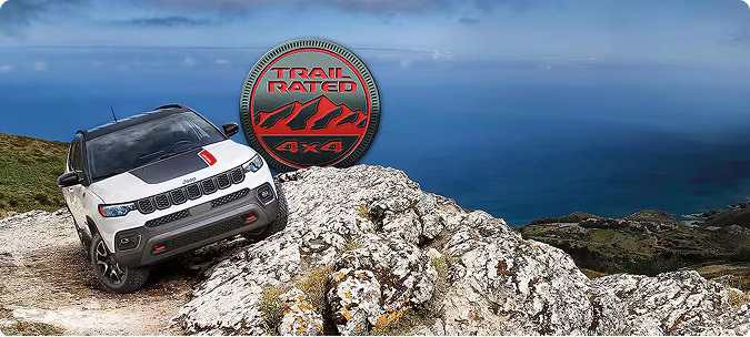 Trail Rated Badge on Jeep Compass