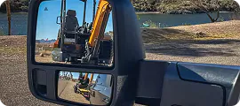 CLASS-EXCLUSIVE AVAILABLE POWER CONVEX TRAILER TOW MIRRORS
