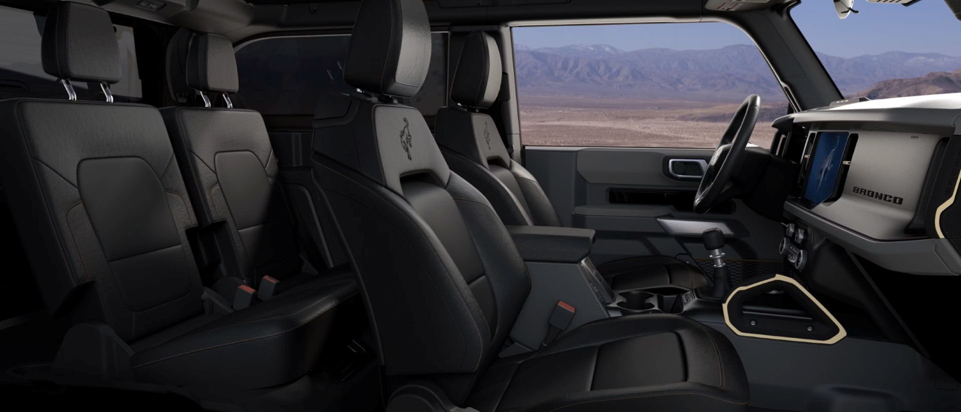 2026 Ford Bronco Interior Cabin Space