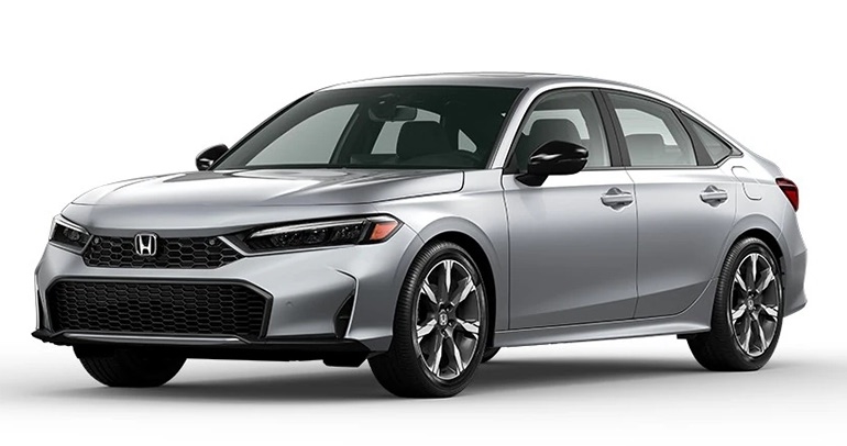 2026 Honda Civic Solar Silver Metallic exterior color