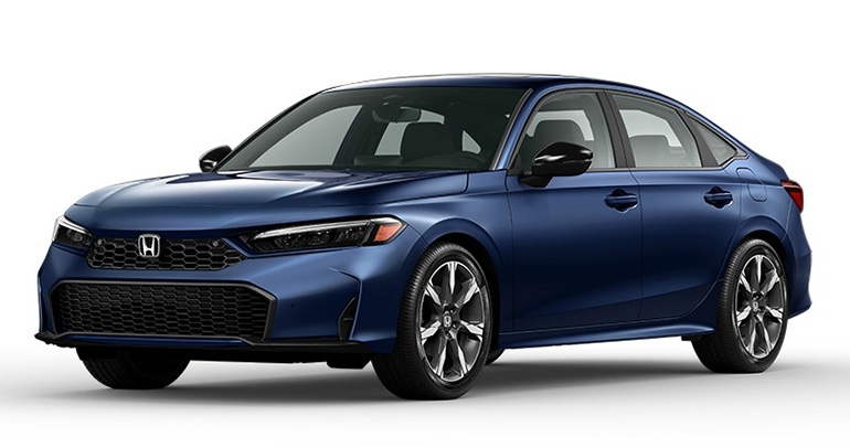 2026 Honda Civic Blue Lagoon Pearl exterior color