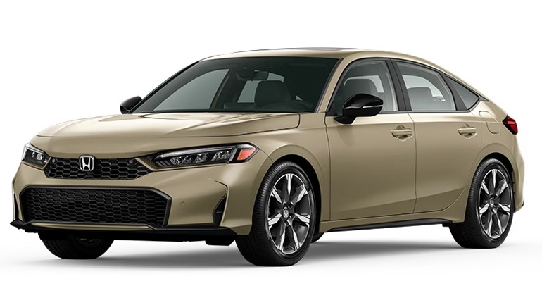 2026 Honda Civic Sand Dune Pearl exterior color