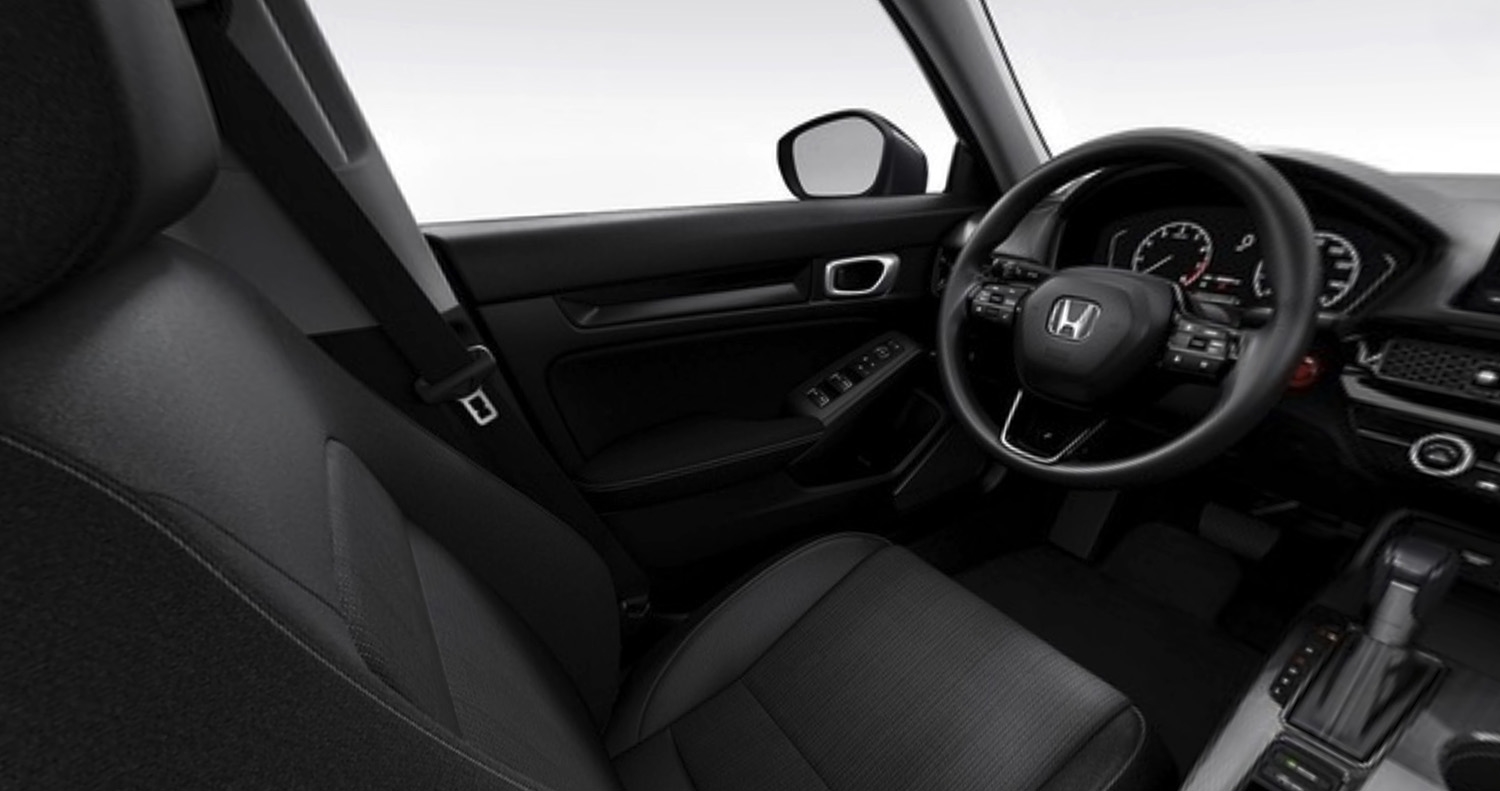 2026 Honda Civic Black Cloth interior seating