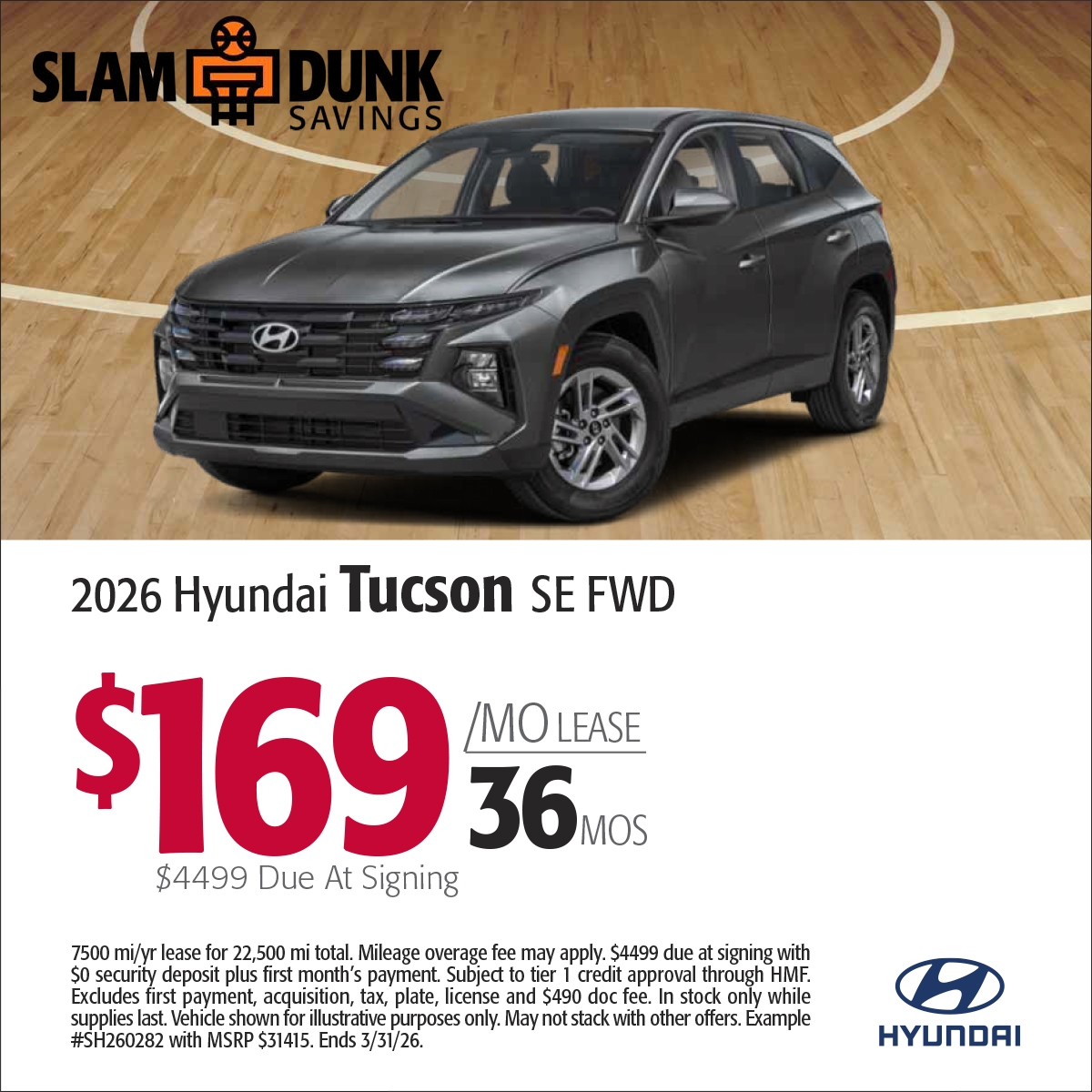 2026 Hyundai Tucson SE FWD