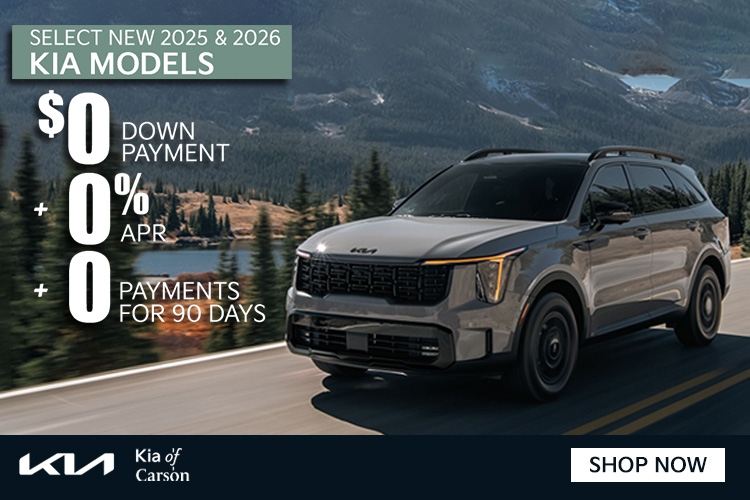 Select New 2025 & 2026 Kia Models