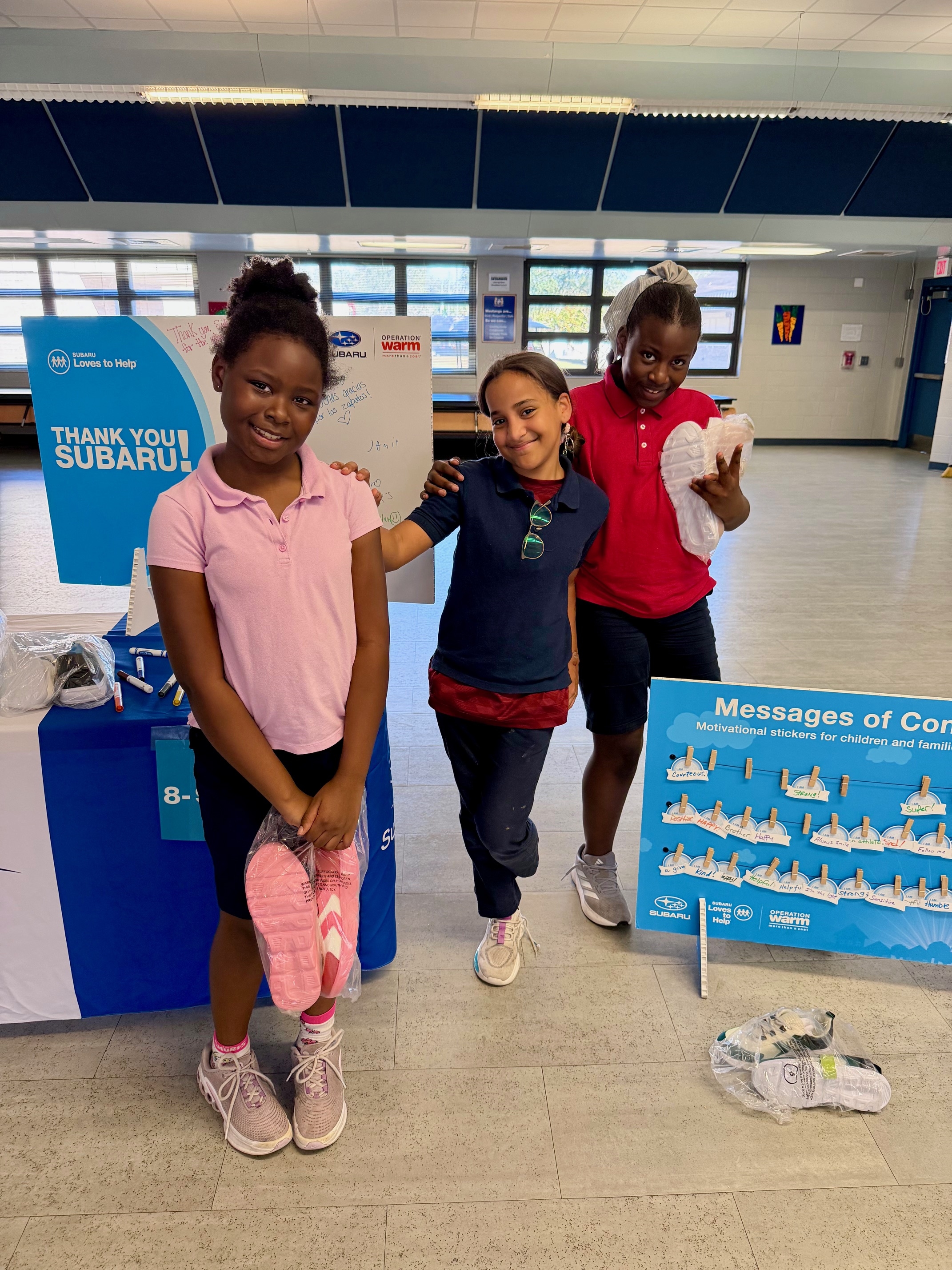 Operation Warm at James Stephens Middle School