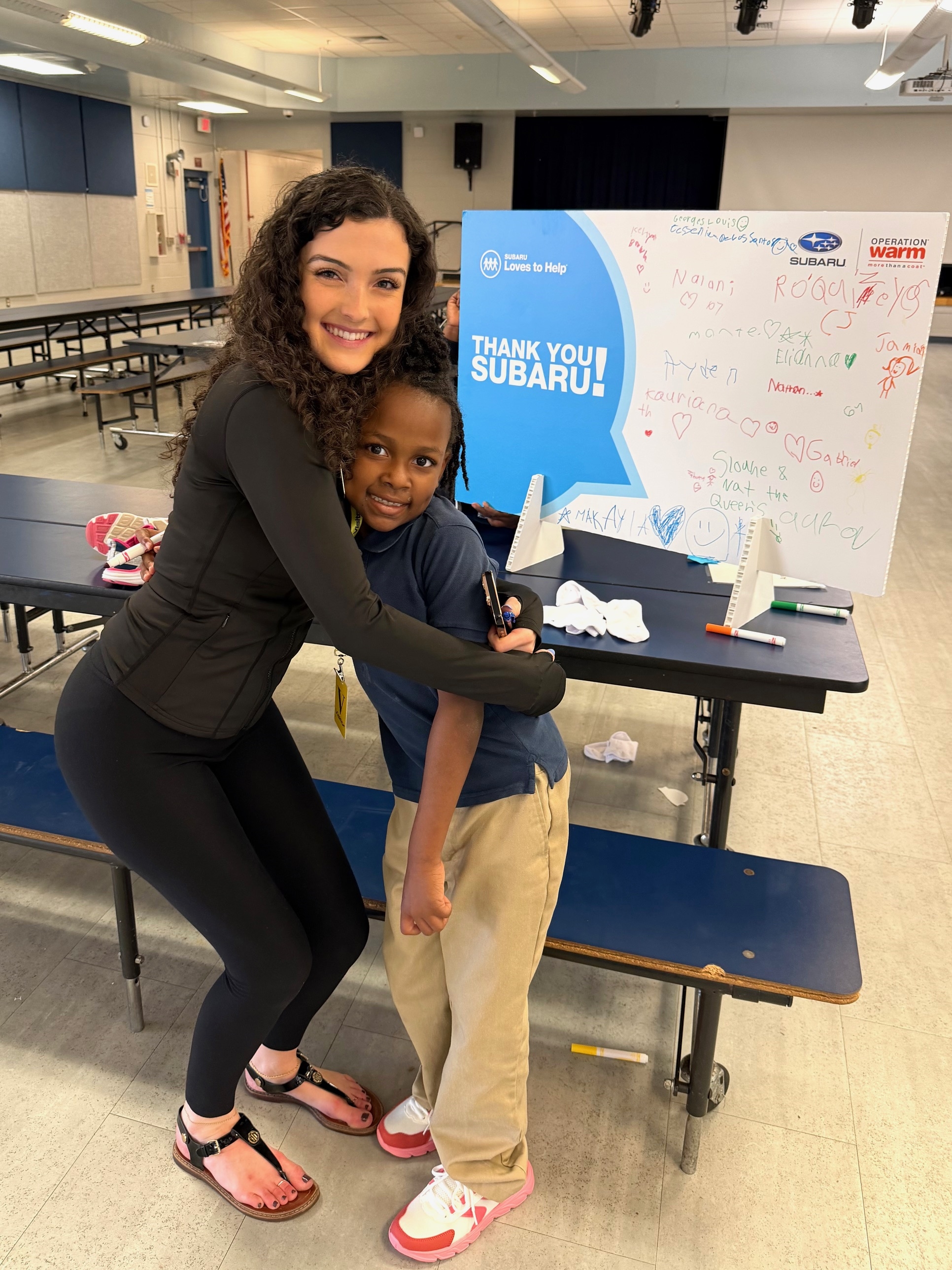 Operation Warm at James Stephens Middle School