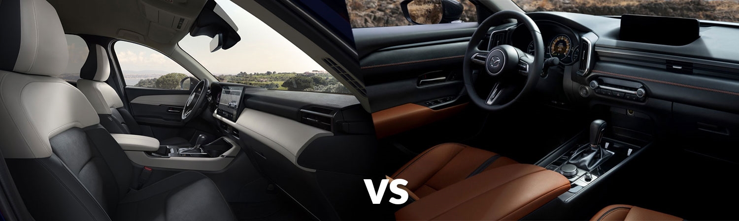 2026 Mazda CX-5 vs. Mazda CX-50 interior