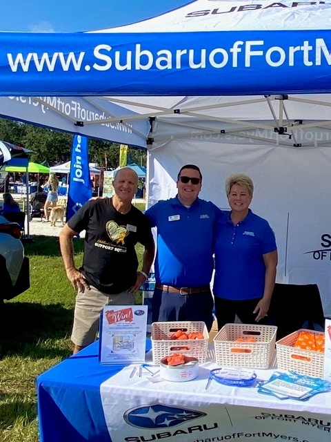 Golden Retriever Rescue of Southwest Florida event sponsored by Subaru of Fort Myers