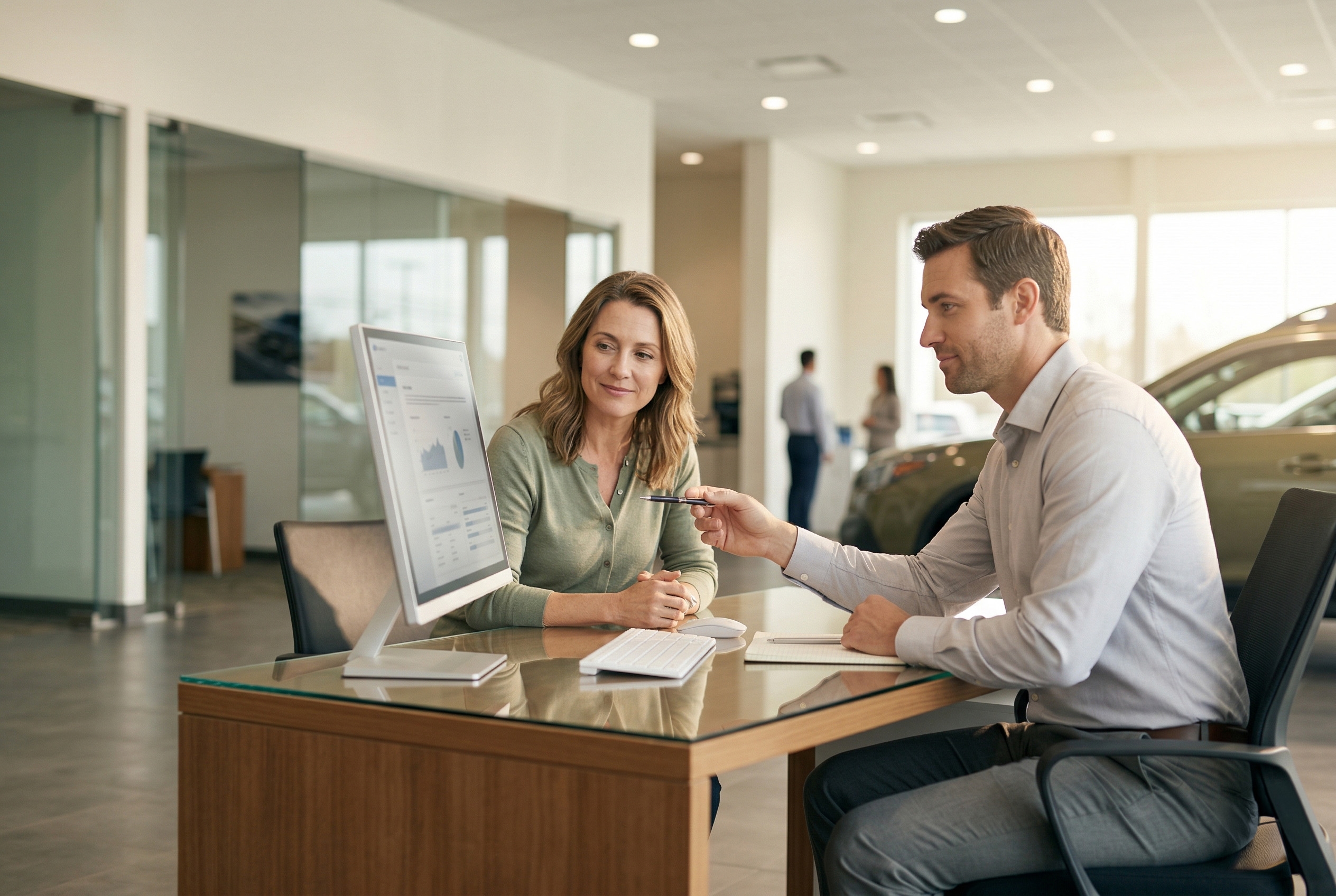 Automotive financing and buying support at Castle Subaru McHenry