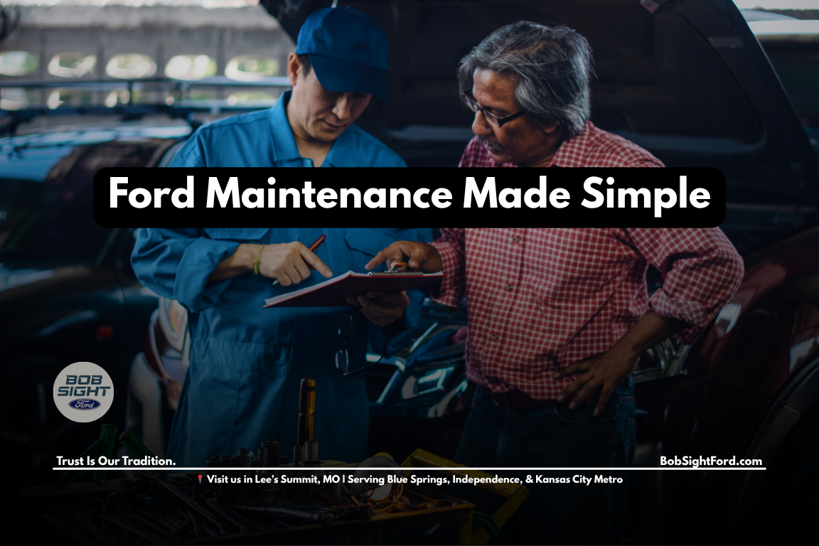 Ford maintenance service in Lee’s Summit Missouri at Bob Sight Ford serving Kansas City Metro drivers