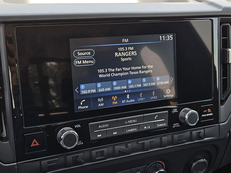 2026 Nissan Frontier Dashboard