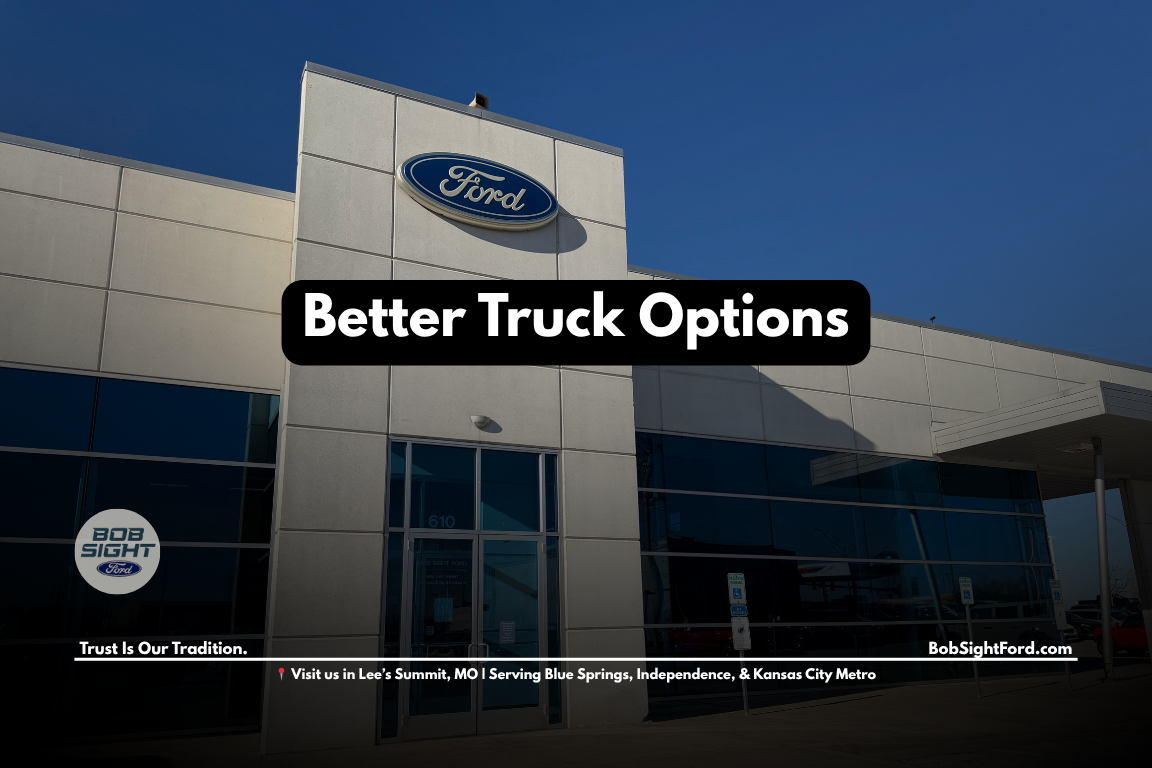 Ford trucks for sale near Blue Springs Missouri at Bob Sight Ford in Lee’s Summit serving Kansas City Metro drivers