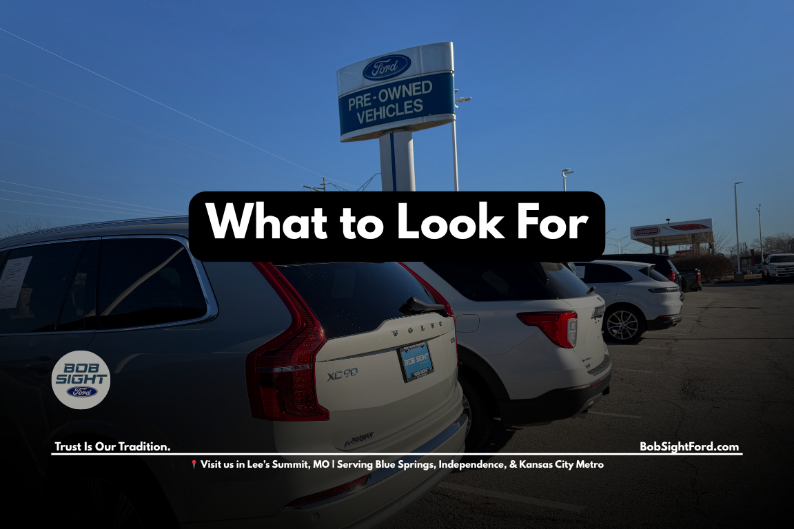 Used Ford SUVs for sale in Lee’s Summit Missouri at Bob Sight Ford serving Kansas City Metro drivers