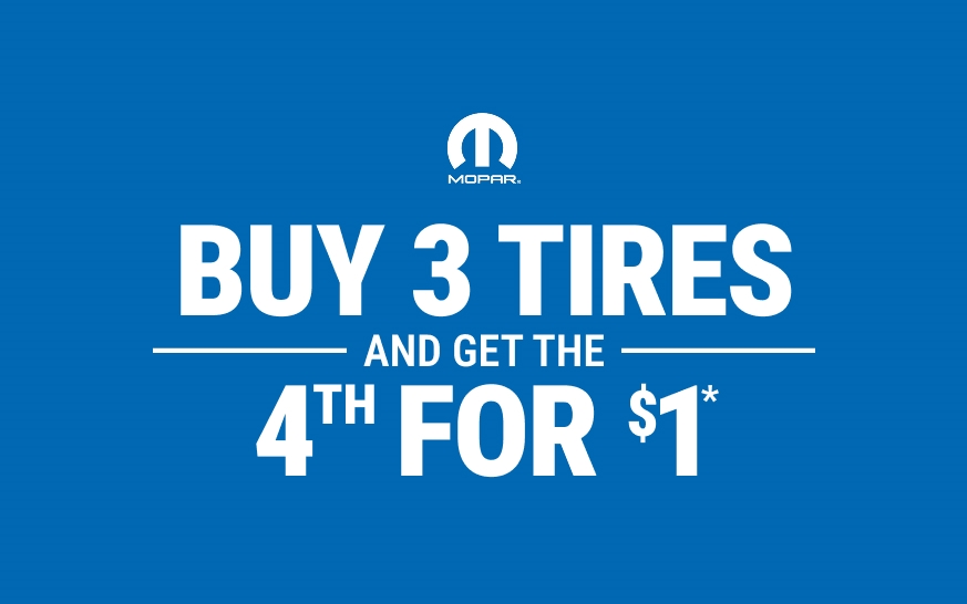 Buy 3 Tires, Get the 4th For