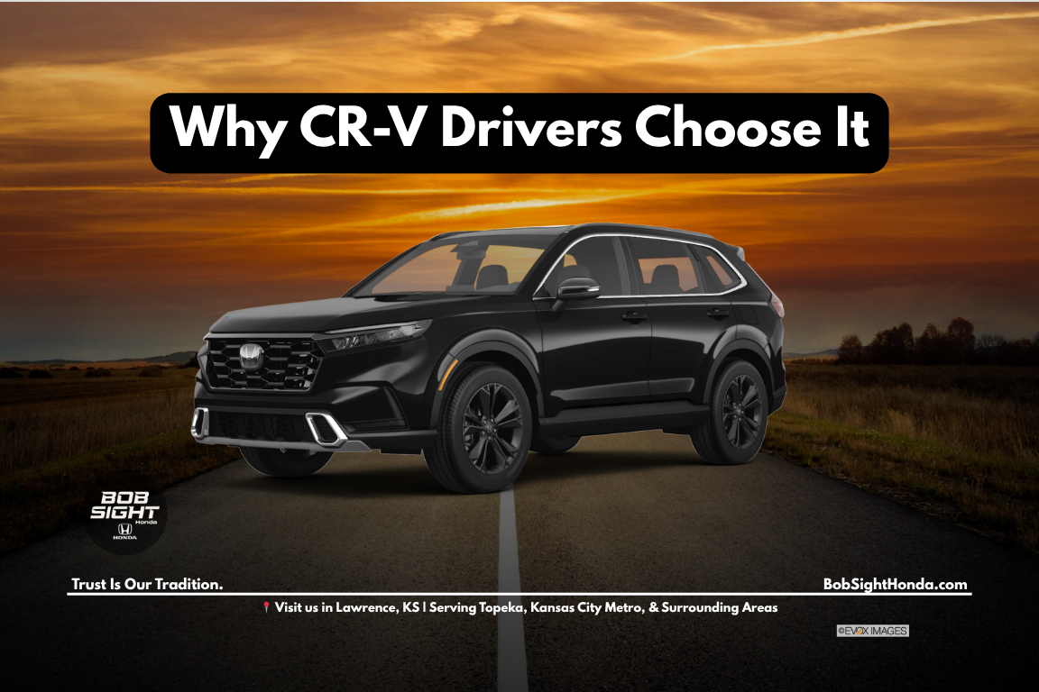 Honda CR-V for sale in Lawrence KS at Bob Sight Honda serving Douglas County and Kansas City Metro drivers