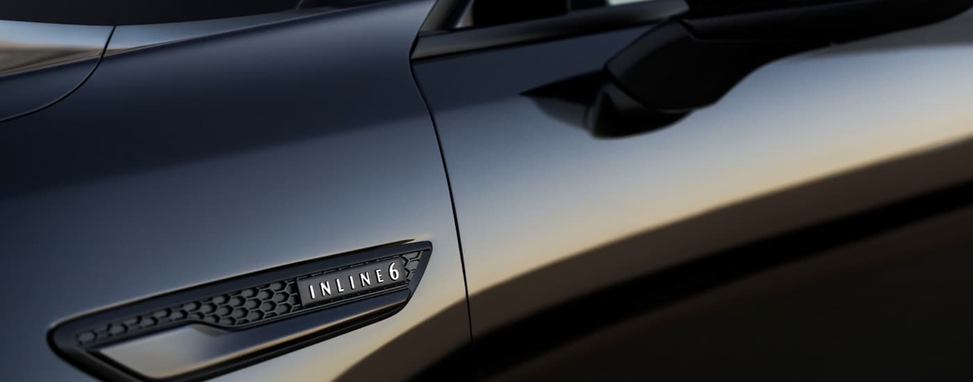 Side of a black 2026 Mazda CX-70