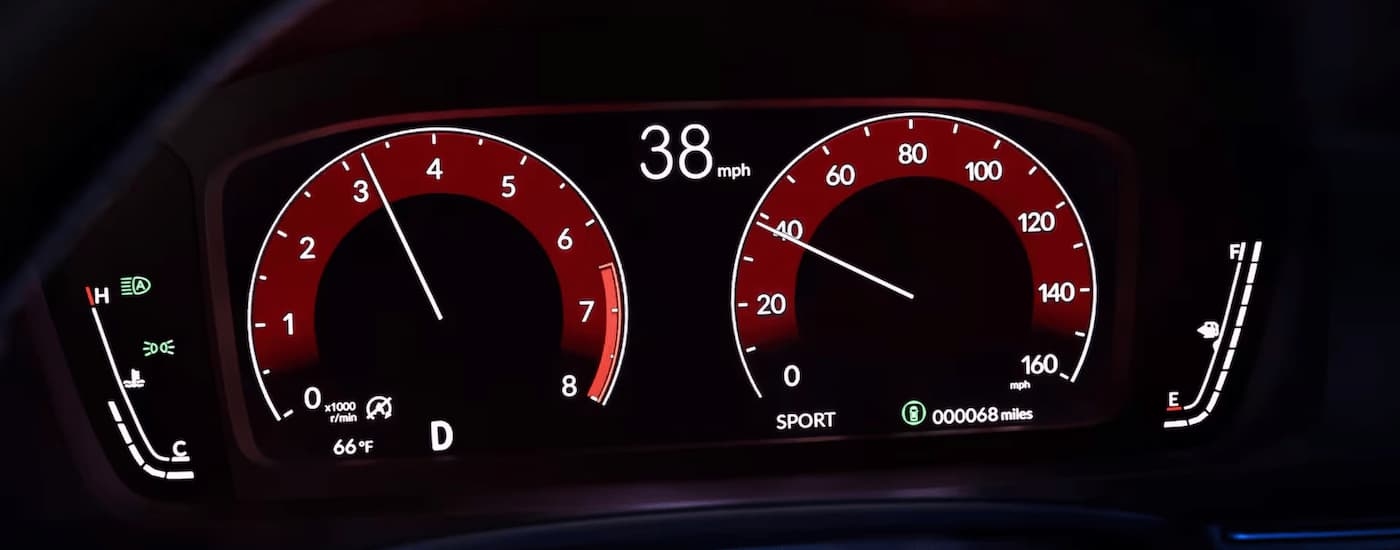 Digital dashboard cluster in a 2026 Honda Civic