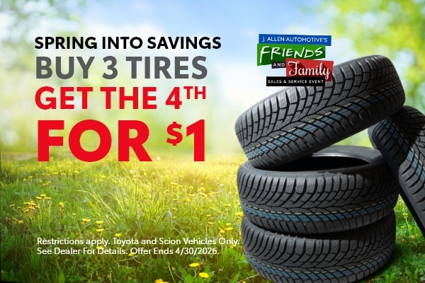 Buy 3 Tires, Get the 4th For