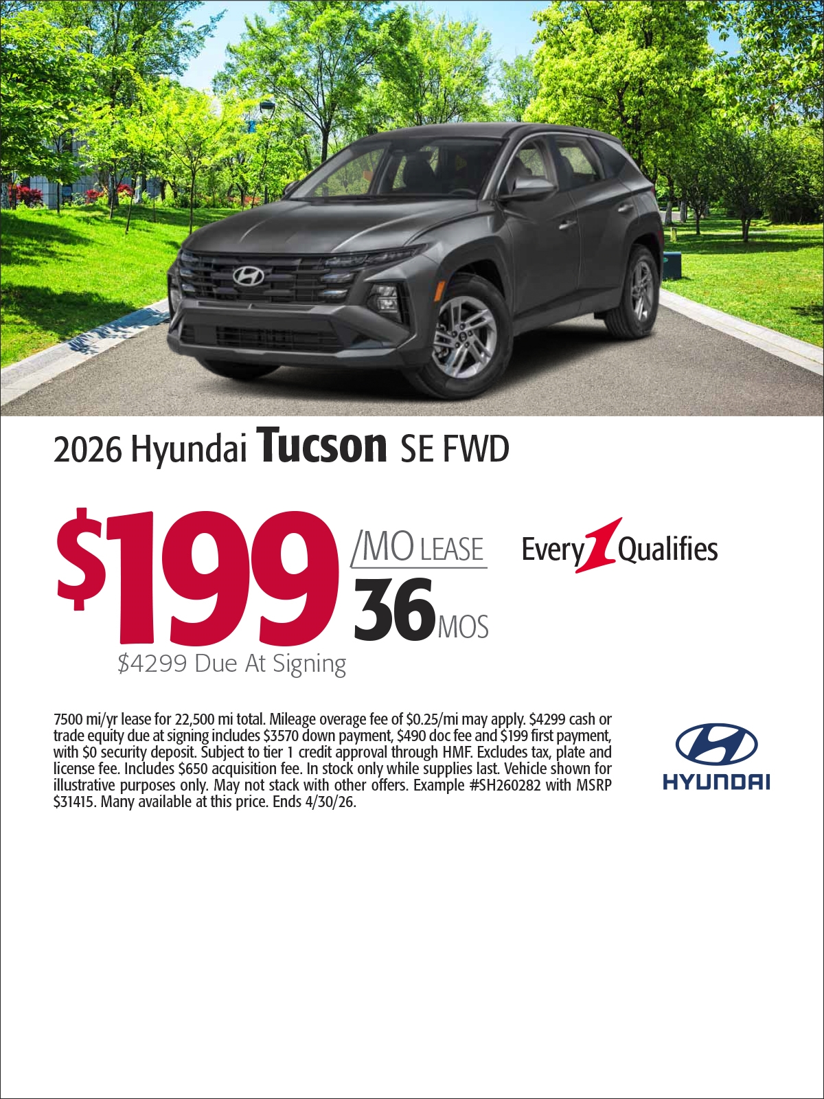 2026 Hyundai Tucson SE