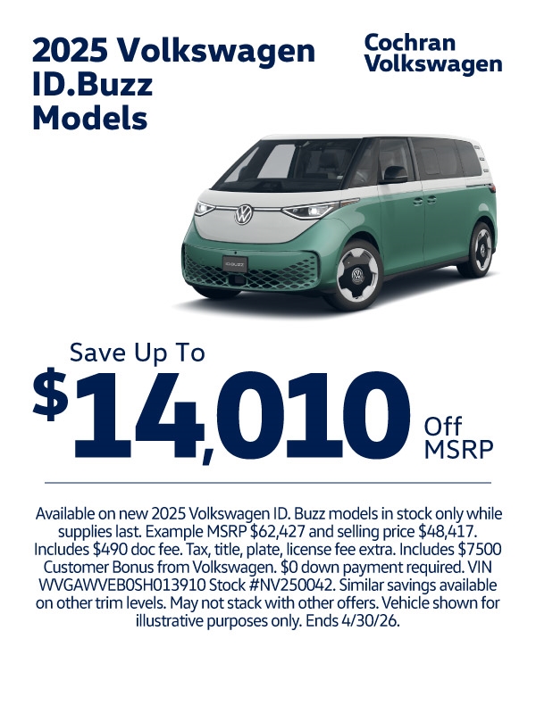 2025 Volkswagen ID.Buzz Models