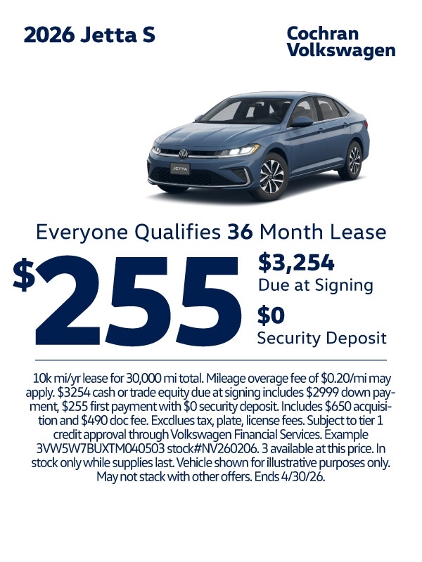 2026 Jetta S