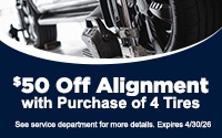 $50 Off Alignment 