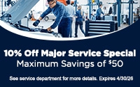 10% Off Major Service