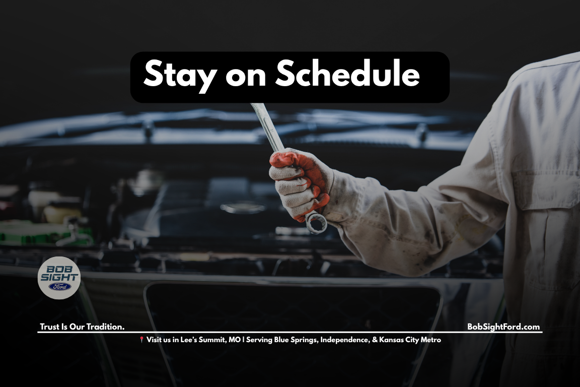 Ford maintenance schedule in Missouri at Bob Sight Ford in Lee’s Summit helping Kansas City Metro drivers stay on track with service