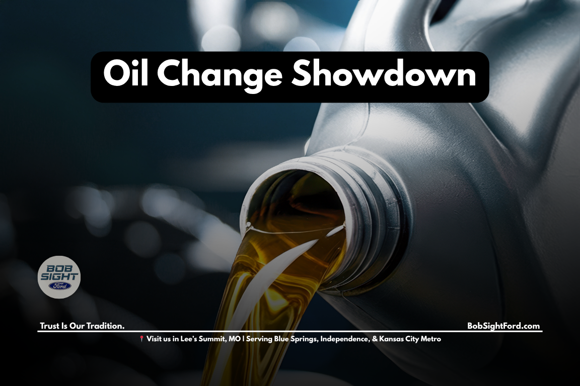Ford oil change service in Kansas City Metro at Bob Sight Ford in Lee’s Summit for routine maintenance and engine protection