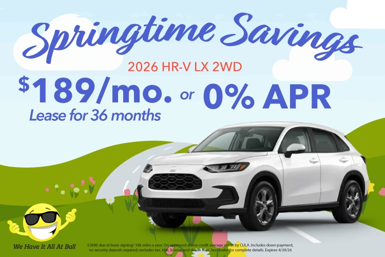 New 2026 HR-V LX 2WD