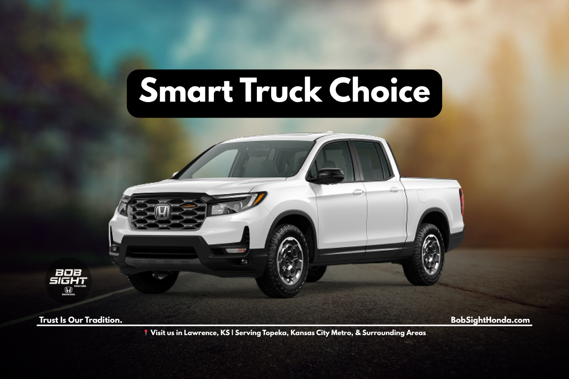 Honda Ridgeline truck for sale in Lawrence KS at Bob Sight Honda serving Kansas City Metro drivers